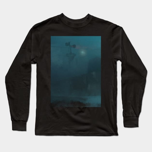 Siren Head... Long Sleeve T-Shirt by DarkIndigo